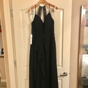 Azazie Dawn Bridesmaid Dress Black - Never Worn